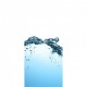 Schiebetür 1035-1 "Wasser" Digitaldruck- Schiebetüren