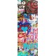 Glastüren Digitaldruck Glastür 1056-2 "Graffiti Schnecke"