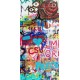 Glastüren Digitaldruck Glastür 1056-2 "Graffiti Schnecke"