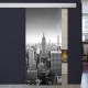 Schiebetür 1014-2 "New York" mit soft-close Digitaldruck- Schiebetüren