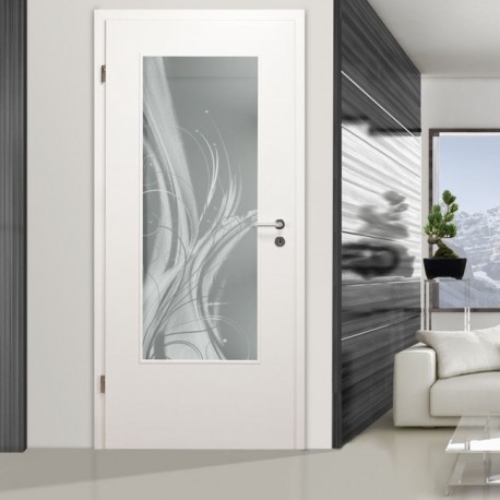 LALD 005 F "Floral" Verglasungen mit Lasergravur