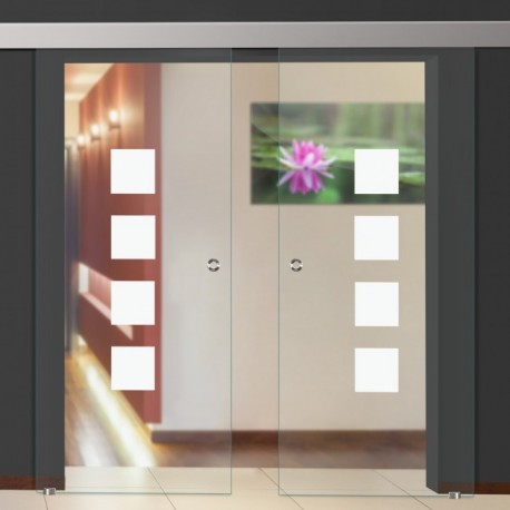 S 721 2flg. 2-flügelige ALU60 Schiebetüren