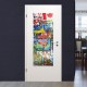 Lichtausschnitt 1056-3 "Graffiti Flagge" Verglasungen mit Digitaldruck