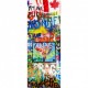 Schiebetür 1056-3 "Graffiti Flagge" Digitaldruck- Schiebetüren