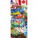 Schiebetür 1056-3 "Graffiti Flagge" Digitaldruck- Schiebetüren