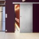 Glasschiebetür ST842 Satinato mit AG50 AG50 Schiebetüren
