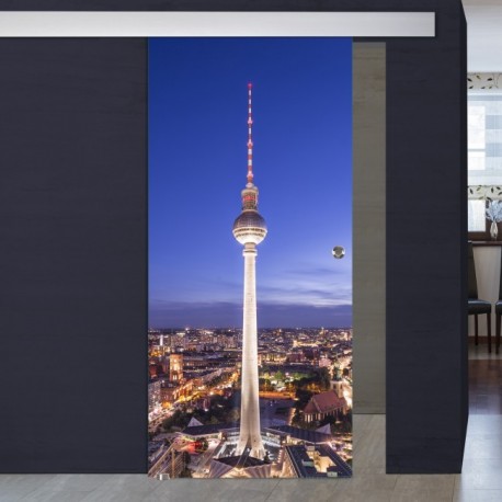 Schiebetür 1054-1 "Berlin" Digitaldruck- Schiebetüren