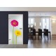 Glastüren Digitaldruck Glastür 1009-2 "Gerbera gelb"