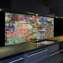 Glasbild 1056-1 "Graffiti"