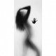 Schiebetür 1037-1 "Schatten Frau" Digitaldruck- Schiebetüren