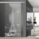 Glasschiebetür SLD 019 F 'Eiffelturm - Paris' Schiebetüren mit Lasergravur