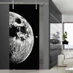 Glasschiebetür SLD 008 SW 'Moon'