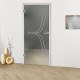 Glastür "Klammer 8012-F" Rillenschliff-Glastüren