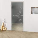 Glastür "Klammer 8012-F"