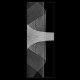 Glastür mit Lasergravur "Funnel" 6007-F Lasergravur-Glastüren