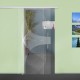 Glasschiebetür "Funnel" 6007-F mit AG50 Schiebetüren mit Lasergravur