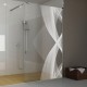 Walkin-Dusche mit Lasergravur "Brille" 6000-F Bad
