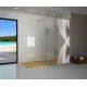Walkin-Dusche mit Lasergravur "Brille" 6000-F Bad