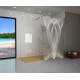 Walkin-Dusche mit Lasergravur "Schleife" 6003-F Bad
