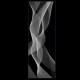 Walkin-Dusche mit Lasergravur "Twist" 6005-F Bad