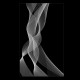 Walkin-Dusche mit Lasergravur "Twist" 6005-F Bad