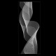Walkin-Dusche mit Lasergravur "Wirbel" 6006-F Bad