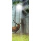 Glastür 9009 "Edelhirsch" Digitaldruck