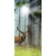 Glastür 9009 "Edelhirsch" Digitaldruck