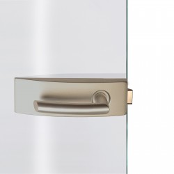 Dorma Glastürbeschlag Arcos Studio Lichtgrau RAL7035 Dorma