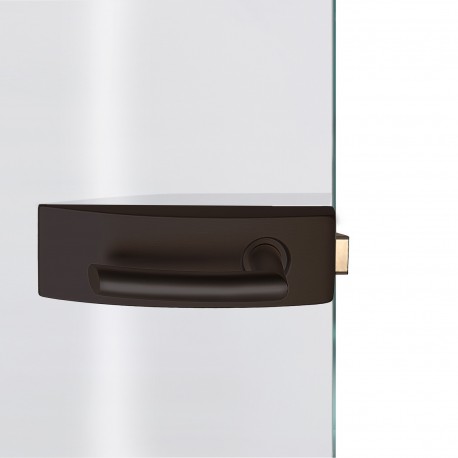 Dormakaba "Arcos" Glastür-Beschlagsset in der Trendfarbe "Minzgrün" RAL6029