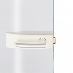 Dorma Glastürbeschlag Arcos Studio Reinweiss Ral9010 Dorma