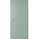 Innentür-Komplettset Silbergrau CPL Tür mit runder Zarge und Drücker CPL-Komplettsets