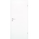 Innentür-Komplettset Weiss 9010 CPL Tür mit runder Zarge und eckigem Drücker CPL-Komplettsets