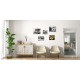 Glastür mit Rillenschliff-Design "DDC-12" - Wettbewerbsgewinner Rillenschliff-Designs