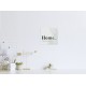 Glasbild " Home "
