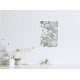Glasbild " Blumen SW"