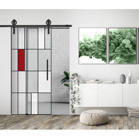 Glasschiebetür Loft corvara-f-905