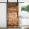 Glasschiebetür Holz mit Corvara