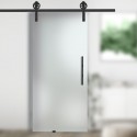Glasschiebetür Satinato mit Corvara