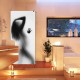 Walkin-Dusche mit Digitaldruck "Schattenfrau" Bad