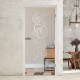 Ganzglastür "Kletterrose" mit Sandstrahlmotiv Sandgestrahlt
