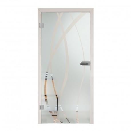 Glastür EGS3004 Sandgestrahlt