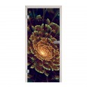 Glastür 1002-1 "Blume Abstrakt"