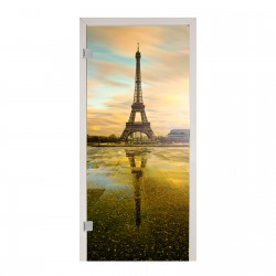 Glastüren Digitaldruck Glastür 1007-1 "Eiffelturm"