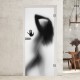 Glastüren Digitaldruck Glastür 1037-1 "Schattenfrau"