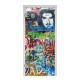Glastüren Digitaldruck Glastür 1056-4 "Graffiti Mann"