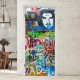 Glastüren Digitaldruck Glastür 1056-4 "Graffiti Mann"