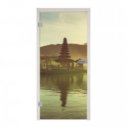Glastür 1114-1 "Bali Tempel"