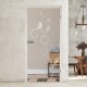 Glastür Floral 7005-F Sandgestrahlt