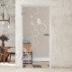 Glastür Floral 7005-F Sandgestrahlt